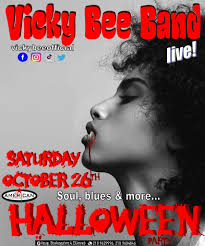Έρχεται τριήμερο φωτιά! Το βραδάκι του Σαββατου η Vicky Bee Band φτιάχνει  το "soundtrack" του Halloween party μας και μας ανεβάζει όλους στην πίστα!  κρατήσεις 2109629996 καθημερινές μετα τις 18:00, ΠΣΚ απο