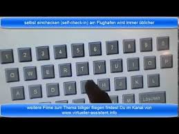 In wien gibt es drei terminals: Wie Geht Selbst Einchecken Self Check In Am Flughafen Youtube