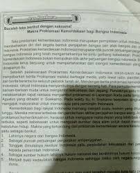 Bacalah kembali bacaan di atas dengan saksama. Jawab Pertanyaan Di Bawah Ini 1 Apa Judul Teks Pada Bacaan Di Atas 2 Tuliskan Kata Brainly Co Id
