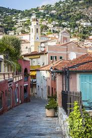 Old Town In Villefranche Sur Mer By Elena Elisseeva Colourful Buildings Old Town Places Around The World
