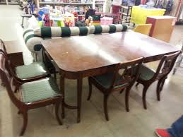 For your consideration is this beautiful duncan phyfe dining set including a table with six chairs with three expanding leaves, a china cabinet with plenty of storage and detailed dental molding adorning the crown, and a serpentine buffet to store all of your linens and flatware. Unique Dining Set Chairs Look Duncan Phyfe Table Legs Odd My Antique Furniture Collection