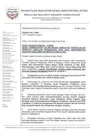 Orang ramai perlu mendapatkan surat kebenaran pergerakan baharu sempena pelaksanaan perintah kawalan pergerakan (pkp) . Surat Edaran Pikm Ke 12 2020 Surat Kementerian Dalam Negeri Berkaitan Pengecualian Perintah Kawalan Pergerakan Pkp Bagi Perkhidmatan Industri Keselamatan Swasta Di Malaysia Pikm My