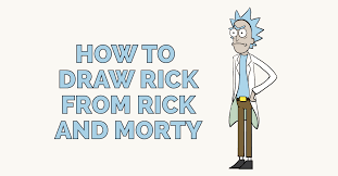 Learn To Draw Rick From Rick And Morty This Step By Step Tutorial Makes It Easy Kids And Beginners Alike C Drawing Tutorial Easy Easy Drawings Rick And Morty
