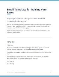 A renewal letter has the same objective and the reasons and the specific details may change. Email Template To Notify Clients Of A Price Increase Or A Raising Of Rates For Private Practice Owners Email Templates Practice Management Free Email Templates