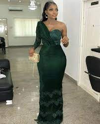 None Of The Latest Aso Ebi Styles We Love Come With Boring Sleeves Nigerian Dress Styles Lace Gown Styles Lace Dress Styles