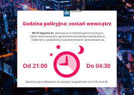 Godzina policyjna jest powszechnym elementem kontroli stosowanym w stanie wojennym , chociaż może być wprowadzona także ze względów bezpieczeństwa publicznego w przypadku katastrofy. Od Soboty Bedzie Obowiazywac Godzina Policyjna Moja Limburgia