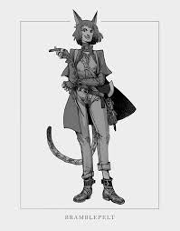 Art My Tabaxi Rogue Done By A Friend Dnd Art Character Art Rogues