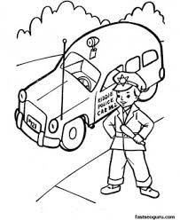 You will need a pdf reader to view these files. Police Car Child Policeman Coloring Pages Printable Free Kids Coloring Pages Printable