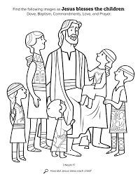 This beautiful coloring page features mary, the mother of christ, and the baby jesus. Children Enjoying New Book Of Mormon Stories Coloring Book Church News