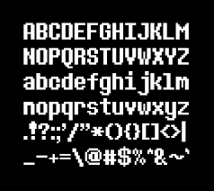 It was inspired by the idea of mixing different types of terminals and to give the font a fancy look. Torcado Hey Here S The Font From Undertale If You Want