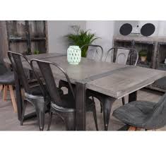 Brocantetendance création meuble industriel sur mesure en bois mètal , table industrielle , armoire industrielle, meuble tv industriel , table basse industrielle, buffet industriel. Table De Repas 2 M Industrielle Bois Grise Et Metal Goteborg 7300
