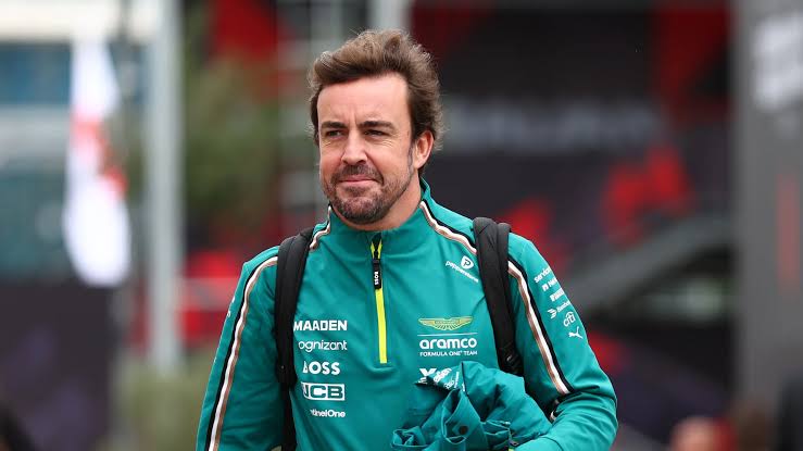 Fernando Alonso facing a defining career crossroads at Aston Martin, AI generated