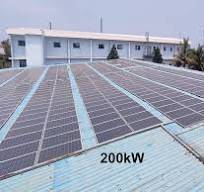 200KW On Grid Solar Power Plant System