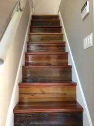 Stairs Made From Reclaimed Wood Www Rewood Us Stair Remodel Wood Staircase Staircase Design
