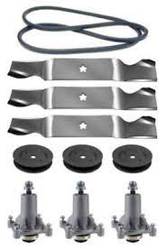 The mower deck is adjusted up and down in steps of 0.25 inches. Sears Craftsman 54 Lawn Mower Deck Parts Rebuild Kit 148 Belt Free Shipping 681274954567 Ebay