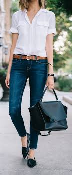 Outfits Basicos Con Blusas Blancas Outfits Casuales Ropa Outfits Basicos