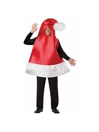 This plush hat is filled with assorted christmas picks, elf legs and a wired ribbon bow. Adult Giant Santa Hat Costume