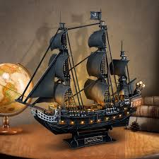 【best 3d puzzle for home décor】if you are looking for a statement piece for your home or office, as well as a mental challenge, the cubicfun 3d vessel puzzle ship model is for you. 68cm Large Size Big Scale 340 Pieces Hard Hand Assembled Handicrafts Paper Kits Scale Model Boat