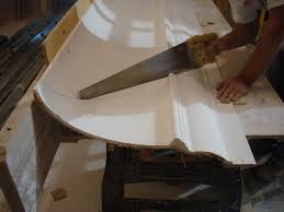 cutting crown mold flat finish carpentry contractor talk