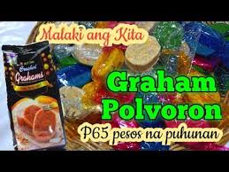 Graham Polvoron P65 Pesos Puhunan Malaki Ang Kita Best For Business How To Make Youtube Polvorones Graham Crackers Food