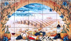 Its perfect for italian kitchen decor. Italian Tile Murals Tuscan Kitchen Backsplash Tiles