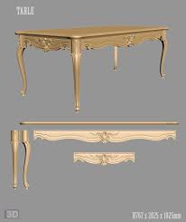 A1111 Table 3d Models For Cnc Router Wood Furniture Legs Cnc Table Dresser Decor