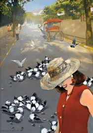 Faruk Cimok Kuscu Ressam In Istanbul Resimleri Gizushka Resim Sanatsal Resimler Resimler