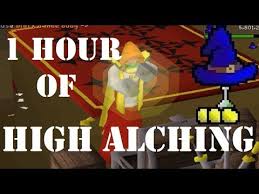 1 Hour Of High Alching 75k Magic Xp Osrs Magic Training Guide Youtube