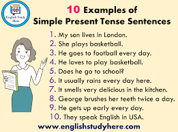 The verb tense we are going to focus on right now is the simple present tense. 10 Examples Of Simple Present Tense Sentences English Study Here