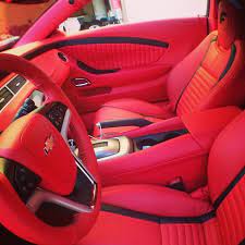 You Will Machine Shop Cafe Ca California Upholstery 2014 Camaro Red And Black Interior Custom Car Interior Camaro Red Car Seats