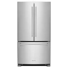 Maybe you would like to learn more about one of these? Kitchenaid 20 Cu Ft French Door Refrigerator In Stainless Steel Counter Depth Krfc300ess The Home Depot