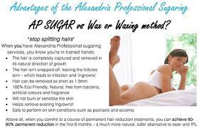 She will take great care of you. Alexandria Sugaring Hair Removal Absolute Beauty