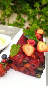 Terrine De Fruits Rouges A La Menthe Et Creme Mascarpone Citronnee Terrine Menthe Desserts Aux Fruits