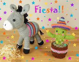 Dante and carlos crochet pattern available in english or french* dante the donkey and carlos the cactus are an unlikely but very loyal pair of amigos. Dante The Donkey And Carlos The Cactus Amigurumi Crochet Pattern In 2021 Crochet Amigurumi Crochet Patterns Crochet