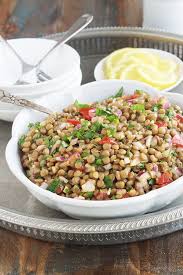 Salade De Lentilles Marocaine Recette Facile Recette Salade De Lentilles Marocaine Salade De Lentilles Lentilles A La Marocaine