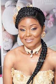 Coiffure Mariage Coutumier Gabon Gabonese Wedding Hairstyle Traditionnal African Wedding Hair African Wedding Hairstyles Coiffure Mariage Traditional Hairstyle