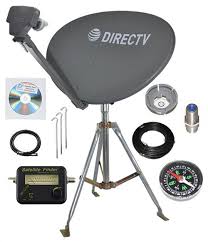 Dish vs directv for rv. Directv Sl3 Lnb 4 Out Portable Satellite Rv Camping Tailgating