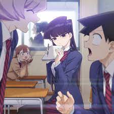 Has anyone been watching 'Komi Can't Communicate' on Netflix? Komi reminds  me so much of Yuri…both in appearance and personality 💜 : r/DDLC