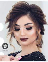 Pin By Agahyektecan14102017 On Bride Hear Makeup Bridal Hair And Makeup Wedding Hair And Makeup Hair Makeup