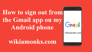 Logout or sign out gmail app on android phone. How To Sign Out Or Log Out Of Gmail App On Android Phone Wm
