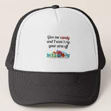 Just Want Candy Halloween Design Trucker Hat Halloween Hats Party Ideas Idea Accessories Hats Trucker Hat Trucker