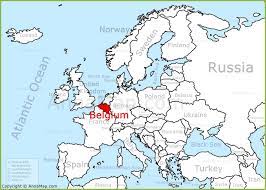 In the northwest there is north sea coastline. Belgium On The Europe Map Annamap Com