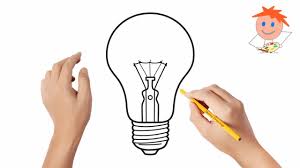 Light bulb drawings can be used in designing a poster that teaches children of the different parts of a bulb. How To Draw A Light Bulb Easy Drawings Youtube