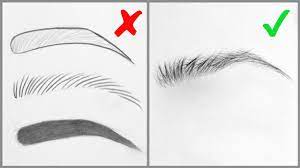How to draw anamorphic symbol. Easy Tips For Drawing Realistic Eyebrows Basic Mistakes And Step By Step Tutorial Youtube