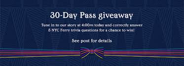 Pixie dust, magic mirrors, and genies are all considered forms of cheating and will disqualify your score on this test! 12 Days Trivia Header New York City Ferry Service