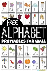 Banners, bulletin boards, alphabet units, learning activities & abc crafts. Free Alphabet Printables For Wall