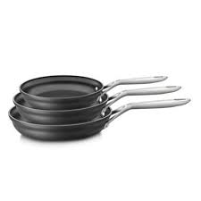 Zwilling J A Henckels Motion Nonstick Hard Anodized 3 Piece Fry Pan Set In Grey Bed Bath Beyond Fry Pan Set Hard Anodized Cookware Pan Set