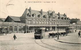 Saint Quentin Somme France Place De La Gare Deuxieme Beaux Arts Architecture Plus La Tour Neogoth Beaux Arts Architecture Saint Quentin Neo Gothique