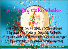 When i discovered the birthday cake shake recipes i decided they needed a post all to. Birthday Cake Shake Shakes 2 Go