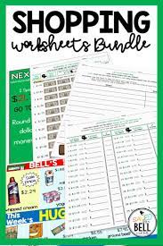Looking For A Fun Real World Math Comprehension Shopping Unit Look No Further Students Use Awesome Sales Flyer Money Lessons Money Worksheets Math Printables